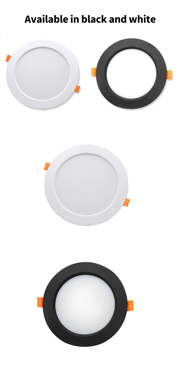 Led Downlight Recessed Indoor Led Ceiling Lamp 7W 9W 12W 15W AC220V Led Spot Lamp For Living Room Foyer Bar Counter Office