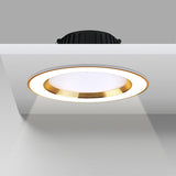 LED Downlight Ceiling Led Recessed Downlight Golden Aluminum Round Recessed Lamp Spot Led 7W 9W 12W For Room Office Lighting