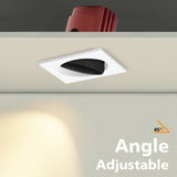 Dimmable Square Led Downlight Ceiling Spot Light 7w 15w 24w COB Ceiling Recessed Downlight AC85-265V Recessed Indoor Lightings