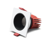 Dimmable Square Led Downlight Ceiling Spot Light 7w 15w 24w COB Ceiling Recessed Downlight AC85-265V Recessed Indoor Lightings