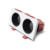 Dimmable Square Led Downlight Ceiling Spot Light 7w 15w 24w COB Ceiling Recessed Downlight AC85-265V Recessed Indoor Lightings