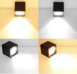 Super bright square surface mounted LED dimming downlight 7W 9W 12W 15W 18W 20W COB LED ceiling light spotlight AC110-220V