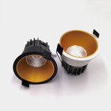 LED Recessed Anti Glare COB Downlights 7W/10W/12W /18W LED Ceiling Spot Lights AC85~265V Background Lamps Indoor Lighting