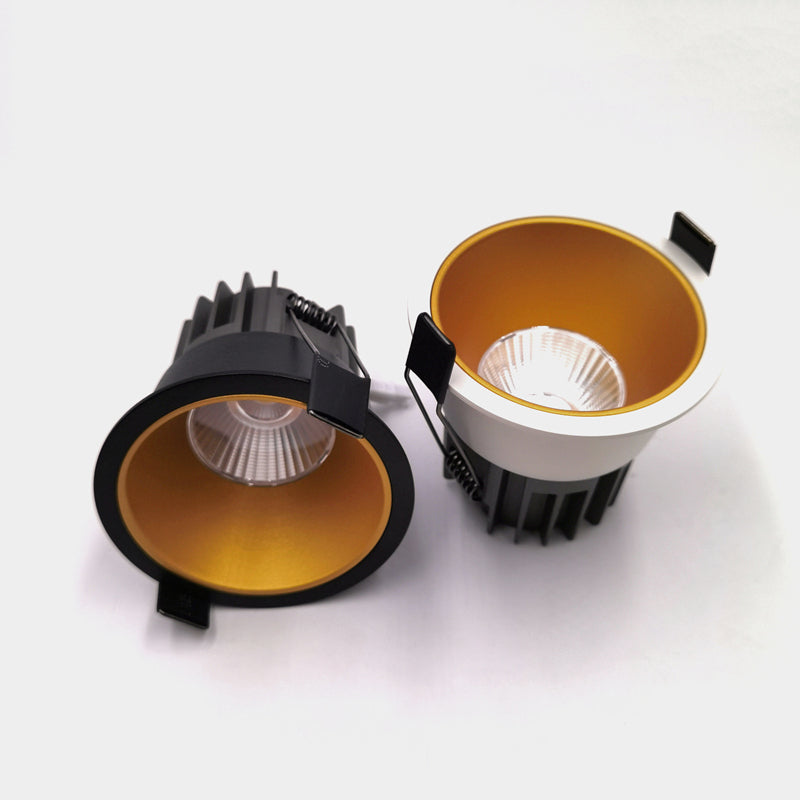 LED Recessed Anti Glare COB Downlights 7W/10W/12W /18W LED Ceiling Spot Lights AC85~265V Background Lamps Indoor Lighting