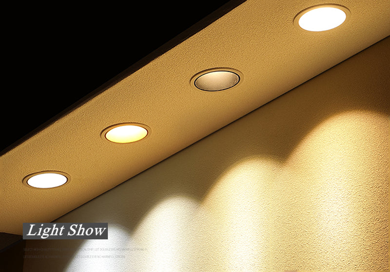 LED Recessed Anti Glare COB Downlights 7W/10W/12W /18W LED Ceiling Spot Lights AC85~265V Background Lamps Indoor Lighting