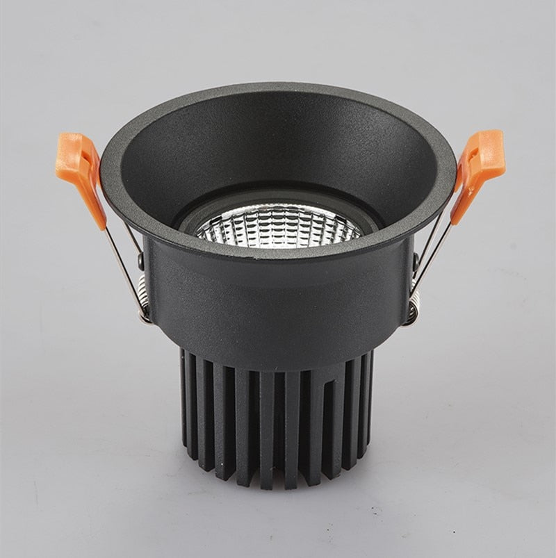 Dimmable LED COB Downlight 7W/10W/15W 18W Round Recessed LED Spot Light lumination Indoor Decoration Ceiling Lamp AC110V/ 220V