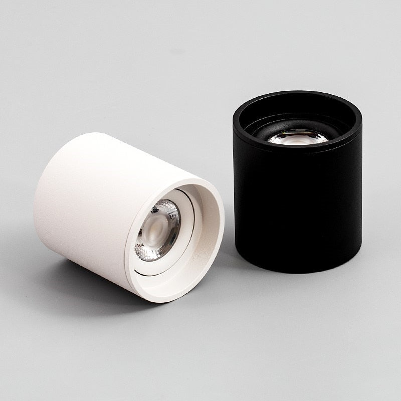 Dimmable round LED Downlights Surface Mounted COB 7W/9W/12W/15W/18W/20W LED Spot lights decoration Ceiling Lamp AC85- 265V