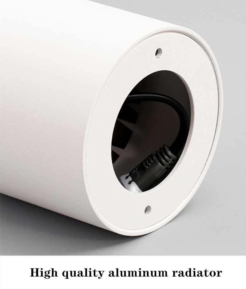 Dimmable round LED Downlights Surface Mounted COB 7W/9W/12W/15W/18W/20W LED Spot lights decoration Ceiling Lamp AC85- 265V