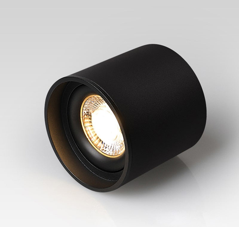 Dimmable round LED Downlights Surface Mounted COB 7W/9W/12W/15W/18W/20W LED Spot lights decoration Ceiling Lamp AC85- 265V