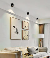 Dimmable round LED Downlights Surface Mounted COB 7W/9W/12W/15W/18W/20W LED Spot lights decoration Ceiling Lamp AC85- 265V