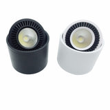 DHL Free 10pcs Surface Mounted COB LED Downlight 5W 7W 9W 15W Down Light LED Spot light lamp AC85-265V Warm/Natural/Cold White
