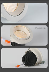 LED Recessed Ceiling Downlight 14W 7W LED Spot lighting Anti-Glare COB Spot light Indoor Lighting