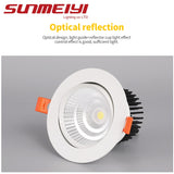 Led Downlight COB Ceiling Spot Light 12W 15W Ceiling Recessed Round Ceiling Lamp AC 220V-240V Indoor Lighting