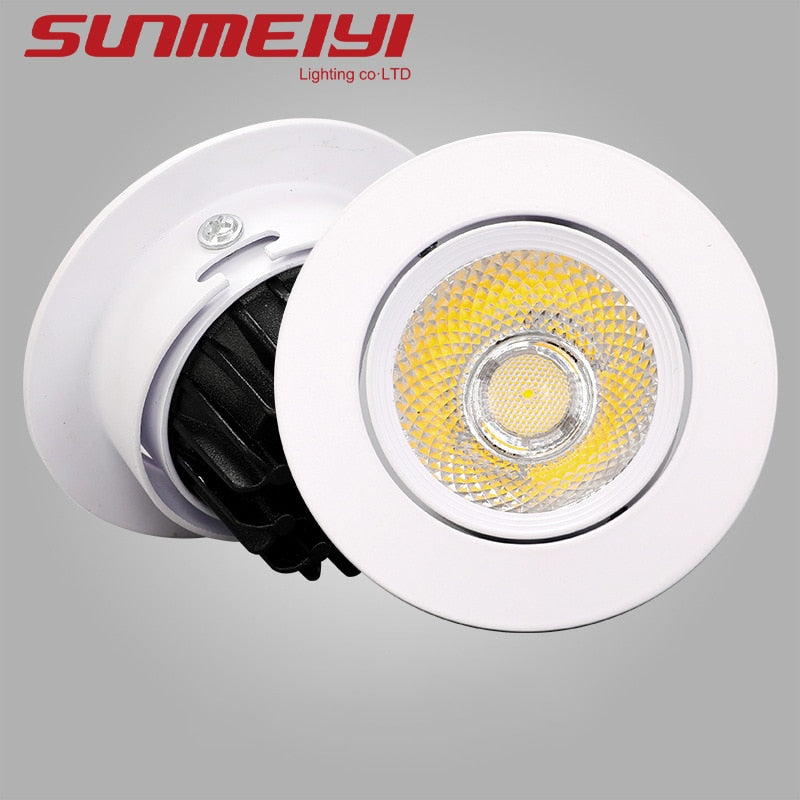 Led Downlight COB Ceiling Spot Light 12W 15W Ceiling Recessed Round Ceiling Lamp AC 220V-240V Indoor Lighting