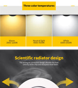 Led Downlight COB Ceiling Spot Light 12W 15W Ceiling Recessed Round Ceiling Lamp AC 220V-240V Indoor Lighting