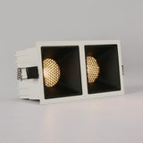 Aisilan LED Embedded Ceiling Spotlight Square Downlight Grille Honeycomb Anti-glare Recessed Light For Indoor Living Room