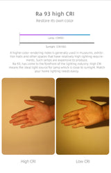 Aisilan LED Embedded Ceiling Spotlight Square Downlight Grille Honeycomb Anti-glare Recessed Light For Indoor Living Room