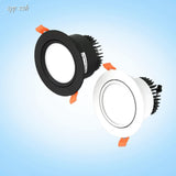 Recessed Dimmable LED Downlights 7W 9W 12W COB LED Ceiling Spot Lights AC85-265V Warm Cold White LED Ceiling Lamps Indoor Lighting