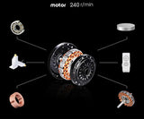 Modern European simple remote control invisible bedroom, hall ceiling fan 36 / 42 "adjustable light, built-in 220V 110v