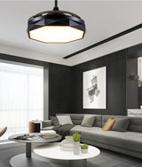 Modern European simple remote control invisible bedroom, hall ceiling fan 36 / 42 "adjustable light, built-in 220V 110v