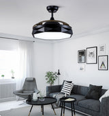 Modern European simple remote control invisible bedroom, hall ceiling fan 36 / 42 "adjustable light, built-in 220V 110v