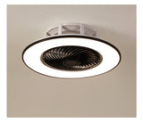 European simple modern ceiling fan lamp dining room bedroom study living room quiet thin invisible decorative ceiling lamp