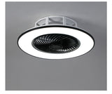 European simple modern ceiling fan lamp dining room bedroom study living room quiet thin invisible decorative ceiling lamp