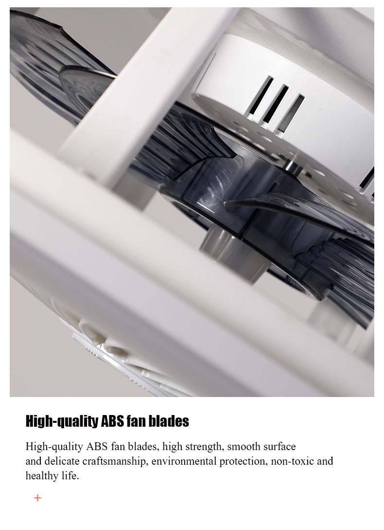 European simple modern ceiling fan lamp dining room bedroom study living room quiet thin invisible decorative ceiling lamp