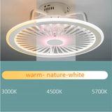 HengYuan lighting intelligent ceiling fan lamp modern design led creative lamp bedroom study restaurant three color remote co