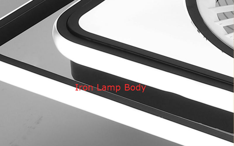 Led bedroom ceiling lamp ceiling fan lamp bedroom lamp simple household lamp various shapes continuous dimming color