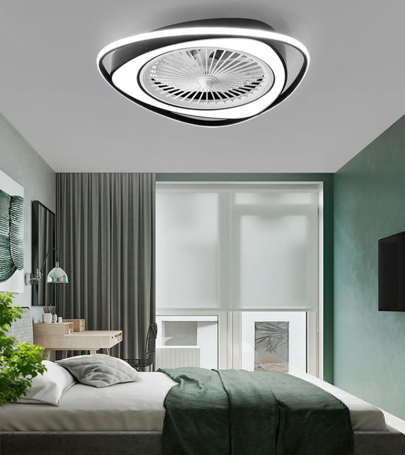 Led bedroom ceiling lamp ceiling fan lamp bedroom lamp simple household lamp various shapes continuous dimming color
