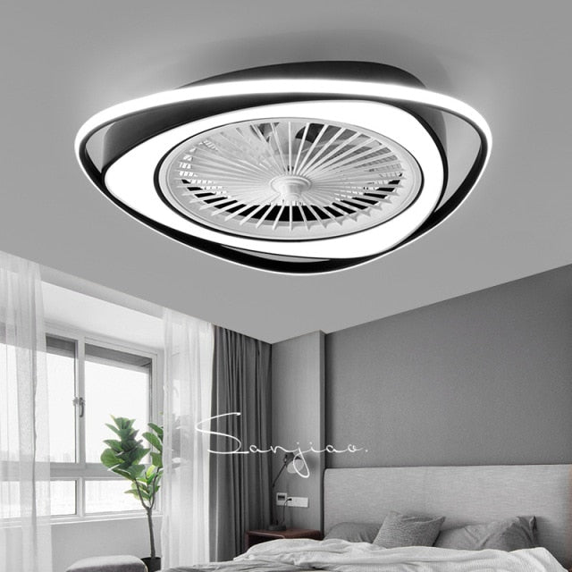 Led bedroom ceiling lamp ceiling fan lamp bedroom lamp simple household lamp various shapes continuous dimming color