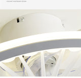 Remote control LED ceiling fan modern lamp with lamp remote control fan 50cm bedroom decoration application accessories