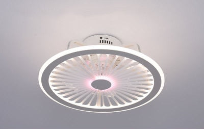 Remote control LED ceiling fan modern lamp with lamp remote control fan 50cm bedroom decoration application accessories