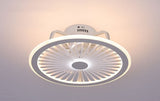 Remote control LED ceiling fan modern lamp with lamp remote control fan 50cm bedroom decoration application accessories
