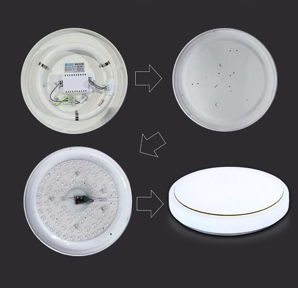 LED Panel Light SMD2835 36W 24W 18W 12W Module Lamp Energy Saving 220V Round Ceiling Lamp Board Light Indoor Wall Lamp spotlight