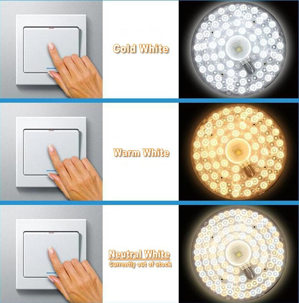 LED Panel Light SMD2835 36W 24W 18W 12W Module Lamp Energy Saving 220V Round Ceiling Lamp Board Light Indoor Wall Lamp spotlight