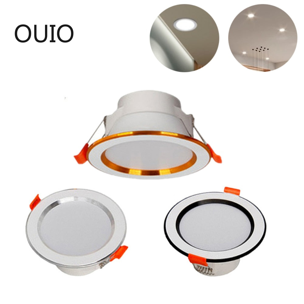 LED Downlight Recessed Indoor Led Ceiling Lamp 5W/7W Indoor Lighting AC110/220V Dimmable Ceiling Spot Light For Bedroom Kitchen