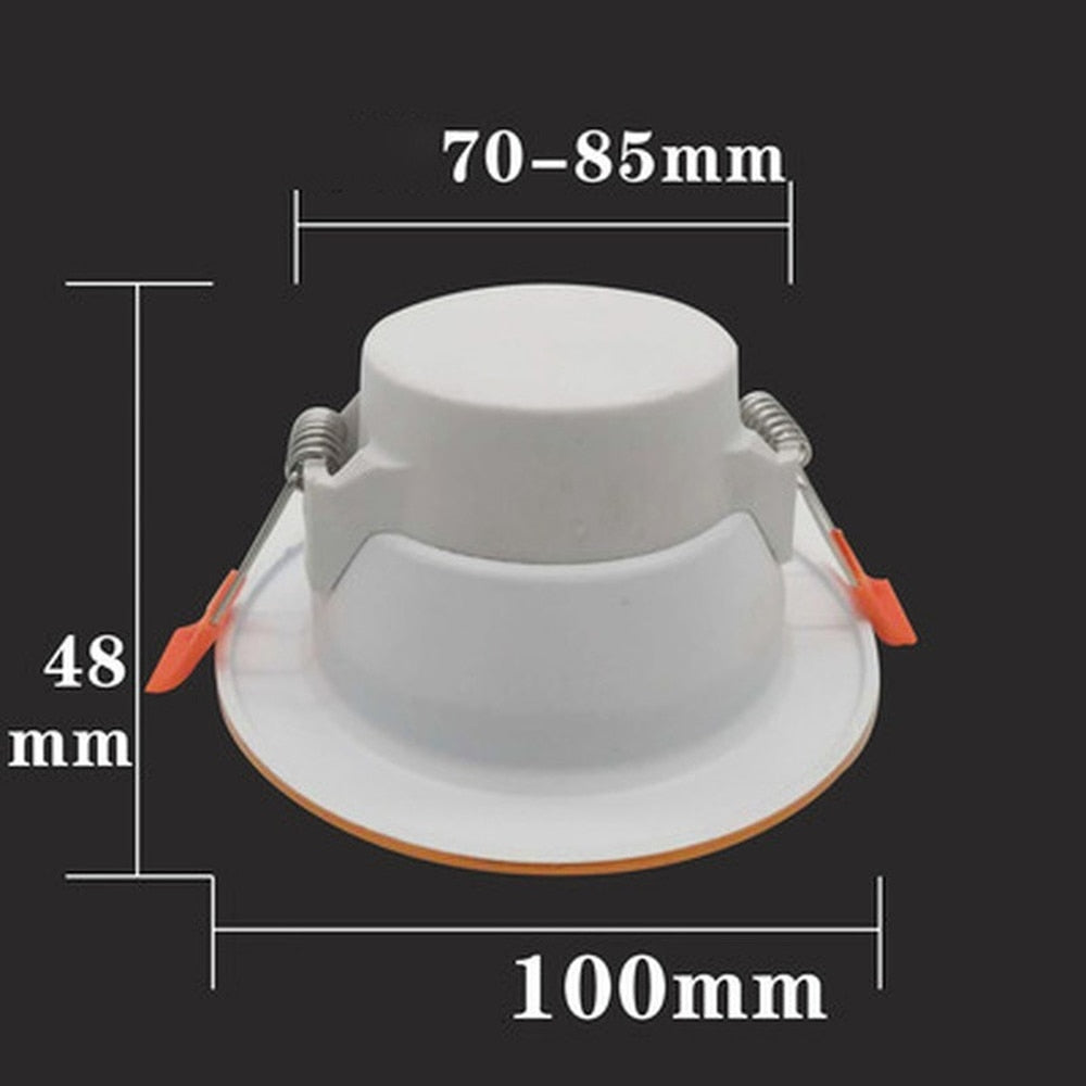 LED Downlight Recessed Indoor Led Ceiling Lamp 5W/7W Indoor Lighting AC110/220V Dimmable Ceiling Spot Light For Bedroom Kitchen