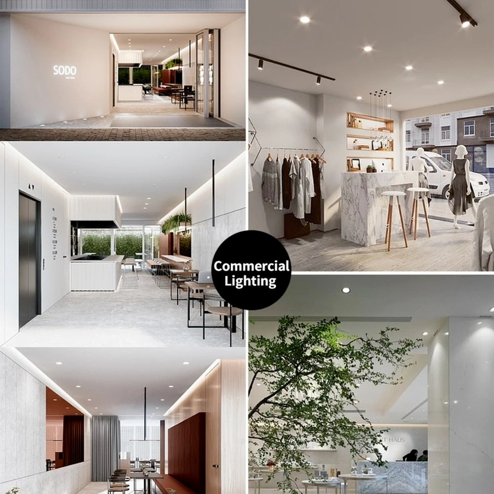 LED Downlight Recessed Indoor Led Ceiling Lamp 5W/7W Indoor Lighting AC110/220V Dimmable Ceiling Spot Light For Bedroom Kitchen