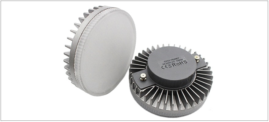 LEDIARY Super Bright LED GX53 Bulb 110V-240V Aluminum Cooling&amp;Frosted PC Cover Real 8W Downlight GX53 Cabinet 3000/4000/6000K