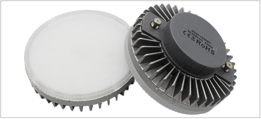 LEDIARY Super Bright LED GX53 Bulb 110V-240V Aluminum Cooling&amp;Frosted PC Cover Real 8W Downlight GX53 Cabinet 3000/4000/6000K