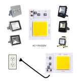 COB LED Lamp Chip AC 110V 220V 10W 20W 30W 50W LED Beads Lamp Box No Need Driver for Flood Light Spotlight Downlight Lighting