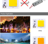 COB LED Lamp Chip AC 110V 220V 10W 20W 30W 50W LED Beads Lamp Box No Need Driver for Flood Light Spotlight Downlight Lighting