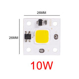 COB LED Lamp Chip AC 110V 220V 10W 20W 30W 50W LED Beads Lamp Box No Need Driver for Flood Light Spotlight Downlight Lighting