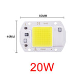 COB LED Lamp Chip AC 110V 220V 10W 20W 30W 50W LED Beads Lamp Box No Need Driver for Flood Light Spotlight Downlight Lighting
