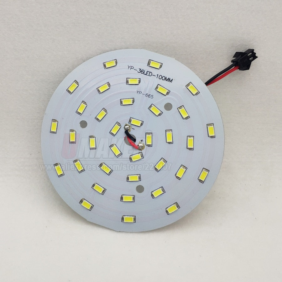 Brightness leds Light 3W 5W 7W 9W 12W 15W 18W 20W 24W SMD5730 Board Led Lamp Panel weld connector For Ceiling bulb downlight DIY