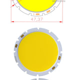 LED 49mm 42mm round LED COB Light Source Module warm nature white 15W 20W 30W lamp flip chips for downlight