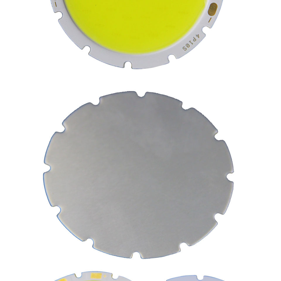 LED 49mm 42mm round LED COB Light Source Module warm nature white 15W 20W 30W lamp flip chips for downlight