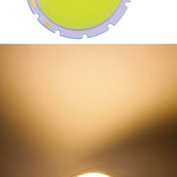 LED 49mm 42mm round LED COB Light Source Module warm nature white 15W 20W 30W lamp flip chips for downlight